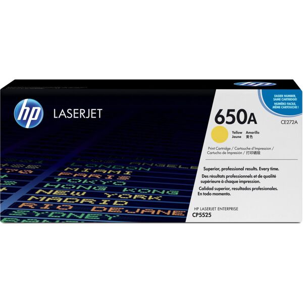 hp ce272a toner originale laser colore giallo compatibile con color laserjet enterprise m750/cp5525 - ce272a