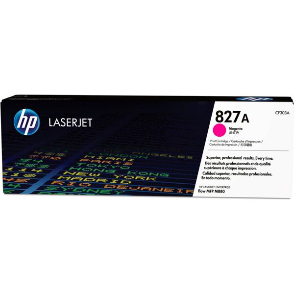 hp cf303a toner originale laser colore magenta compatibile con color laserjet enterprise m880 - cf303a