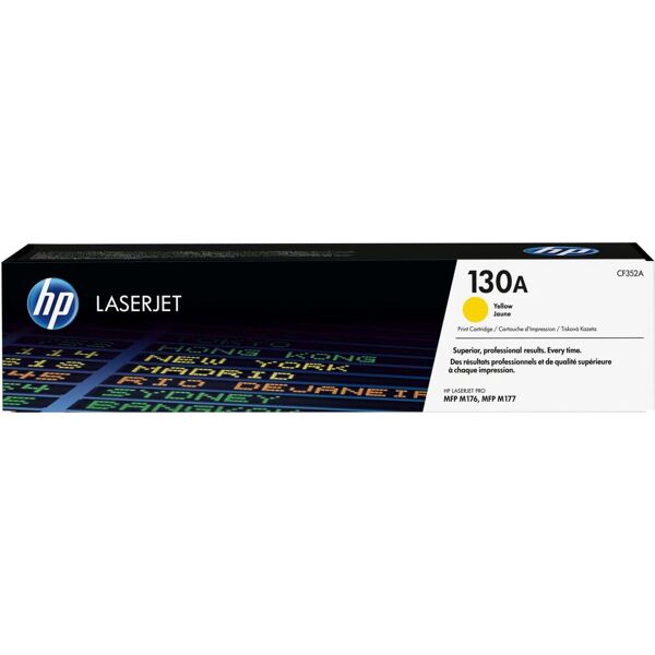 hp cf352a toner originale giallo per color laserjet pro m176n capacità 1000 pagine - cf352a