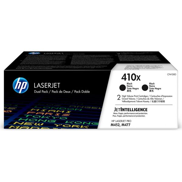 hp cf410xd toner originale laser colore nero compatibile con color laserjet pro m377/m452/m477 - cf410xd