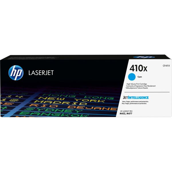 hp cf411x toner originale laser colore ciano compatibile con color laserjet pro m377/m452/m477 - cf411x