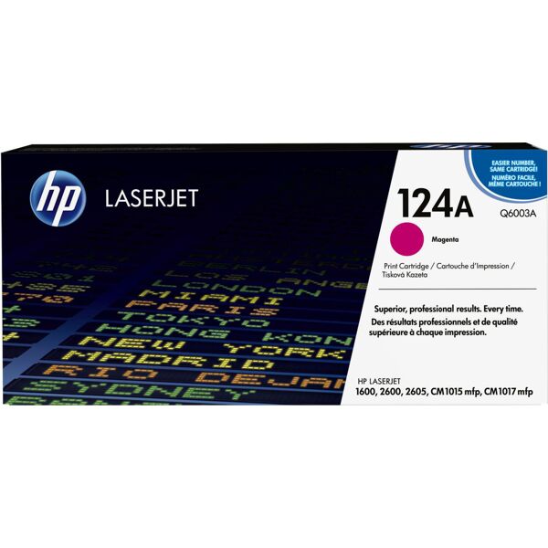 hp q6003a toner originale colore magenta per samsung laserjet - q6003a 124a