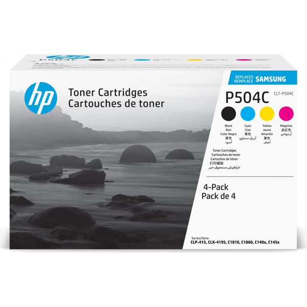 hp su400a toner originale laser colore nero, ciano, magenta, giallo compatibile con clp-415/ clx-4195/ sl-c1810w/ sl-c1860fw - su400a