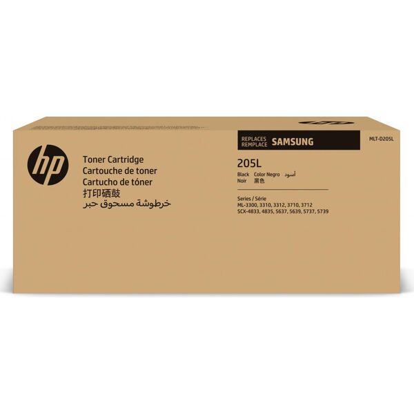 hp su963a toner originale nero per ml-3310nd/3710nd capacità 5000 pagine mlt-d205l/els - su963a