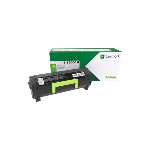 lexmark 51b2000 toner black ms317/mx317 2.5pg - 51b2000