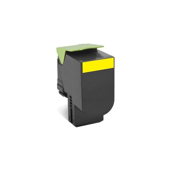 lexmark 80c2hy0 toner originale laser colore giallo compatibile con cx510de / cx410de / cx410e - 80c2hy0