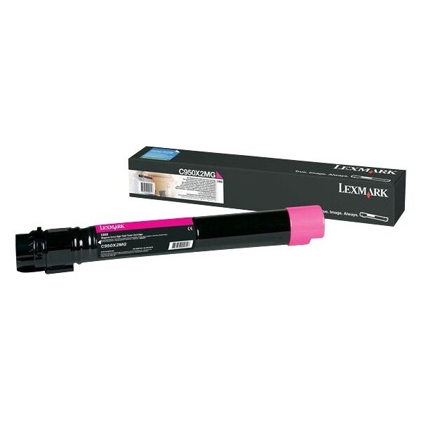 lexmark c950x2mg cartuccia toner originale magenta - c950x2mg