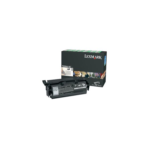 lexmark t650a11e cartuccia toner originale nero - t650a11e