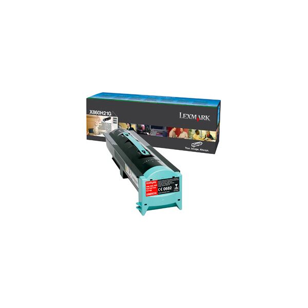 lexmark x860h21g toner originale laser colore nero compatibile con x860de 3, x860de 4, x862de - x860h21g