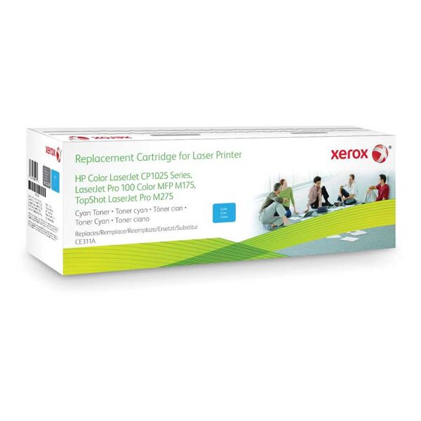 xerox 106r02258 toner compatibile laser colore ciano compatibile con colour laserjet cp1025 / colour laserjet 100 m175 mfp - 106r02258