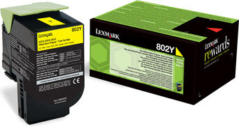 lexmark 80c20y0 toner originale 802y originale giallo 1 pezzo - 80c20y0