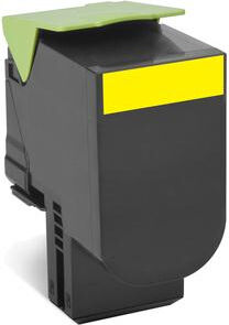 lexmark 80c2hy0 toner originale laser colore giallo compatibile con cx510de / cx410de / cx410e - 80c2hy0