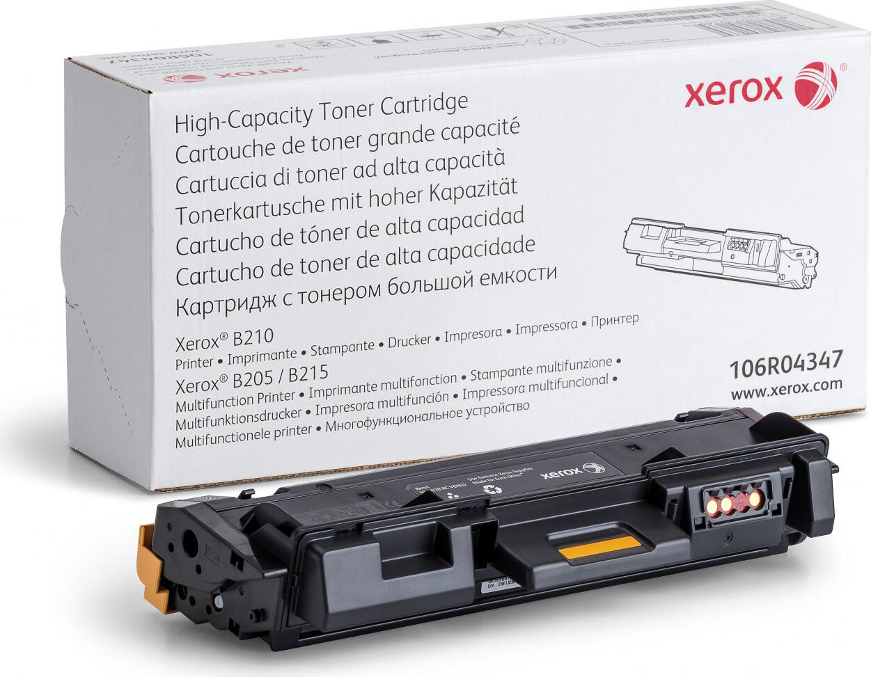 106r04347 cartuccia toner nero per stampanti xerox b215, xerox b210, xerox b205 - 106r04347