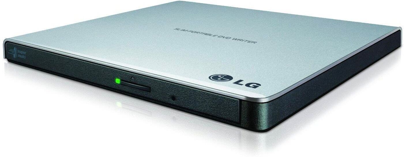 LG Gp57es40 Masterizzatore Esterno Dvd/cd Portatile Slim Usb Compatibile Window Colore Argento - Gp57es40