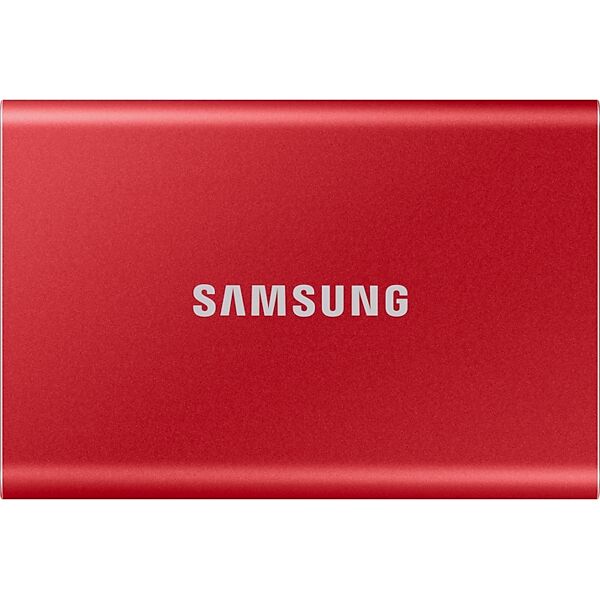 samsung mu-pc500r/ww sdd esterno 500 gb usb 3.1 gen 2 colore rosso - mu-pc500r/ww t7