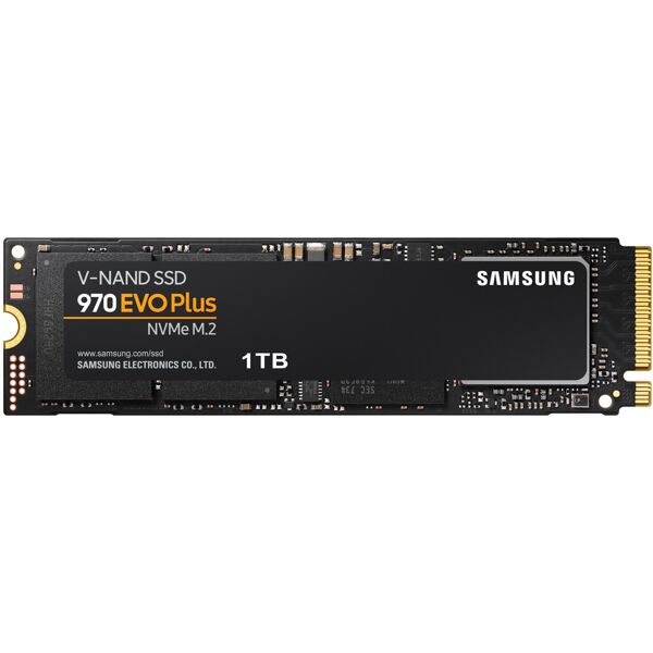 samsung mz-v7s1t0bw ssd 1000 gb v-nand mlc m.2 pci express 3.0 velocità di scrittura/lettura 3500/3300 mb/s per pc - mz-v7s1t0bw ssd 970 evo plus