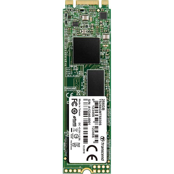 transcend ts256gmts830s ssd 256 gb m.2 serial ata iii per pc - ts256gmts830s