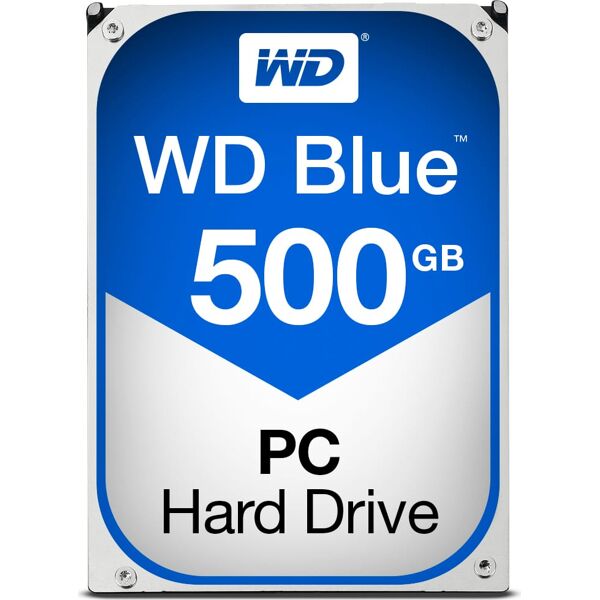 western digital wd5000azrz hard disk interno 500 gb hdd 3.5 serial ata iii 5400 rpm per pc - wd5000azrz wd blue