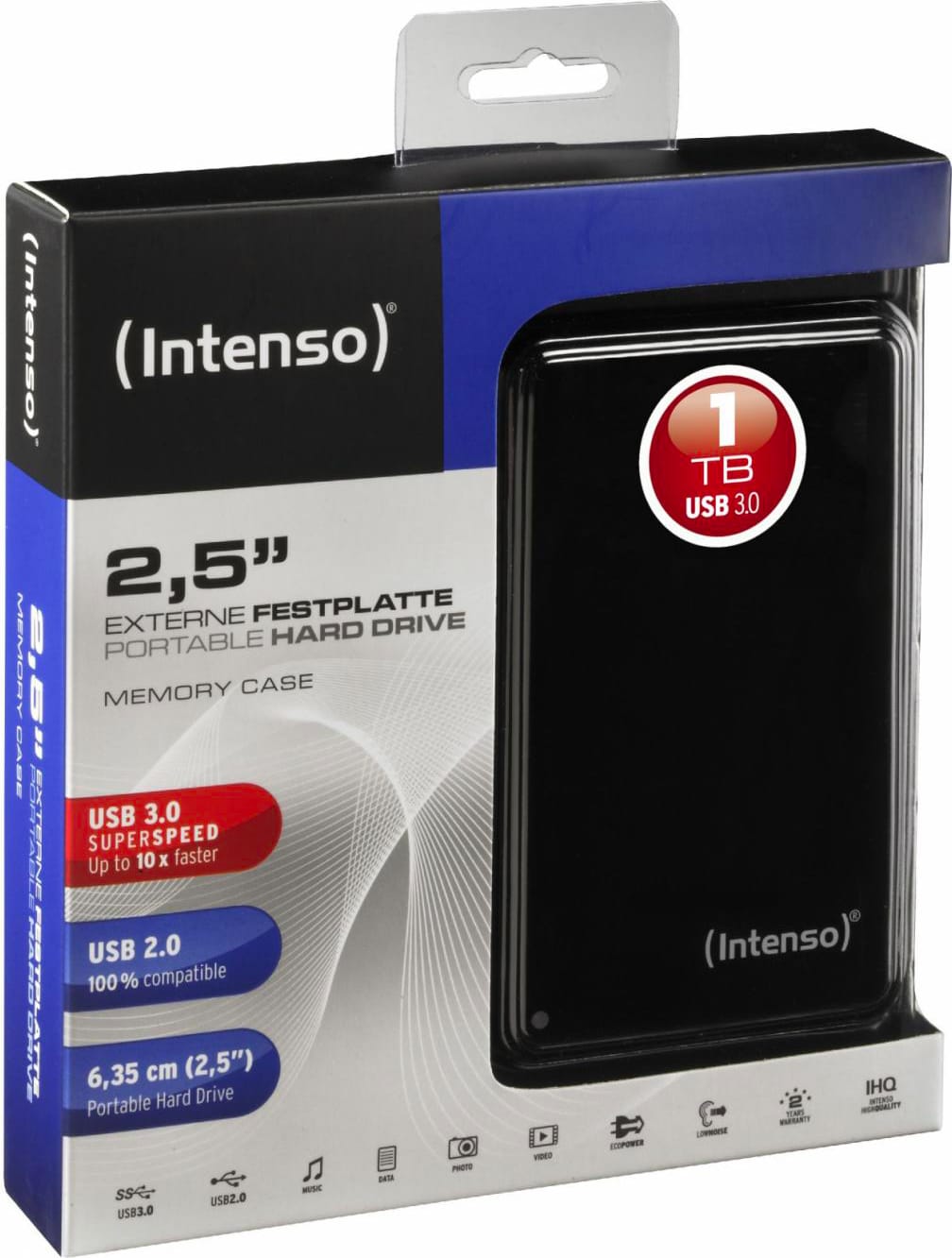 intenso 6021560 hard disk esterno 1024 gb 2.5 5400 giri/m usb tipo a - 6021560