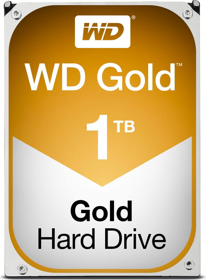 western digital wd1005fbyz hard disk interno 1 tb hdd 3.5 sata iii 7200 giri/m per server / workstation - wd1005fbyz gold