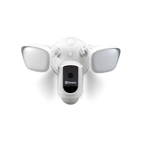 swann swifi-flocam2w-eu telecamera videosorveglianza ip camera wifi da interno e esterno con 2 lampade da parete 1920 x 1080 pixel ip 65 - swifi-flocam2w-eu