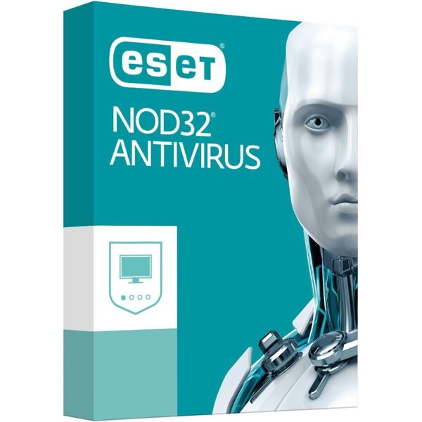 eset 106t21y-r nod32 antivirus 2023 antivirus 2 utenti 1 anno licenza base - 106t21y-r