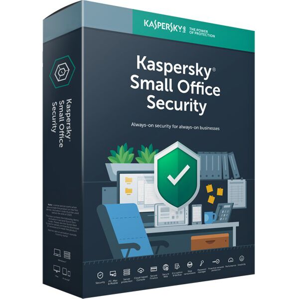 kaspersky kl4541x5kfs-21itslim antivirus 10 utenti 1 anno licenza base - kl4541x5kfs-21itslim lab small office security 8.0