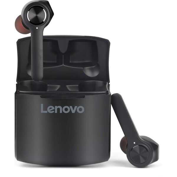 lenovo ht20 black auricolari bluetooth per smartphone stereo con custodia colore nero - ht20 black