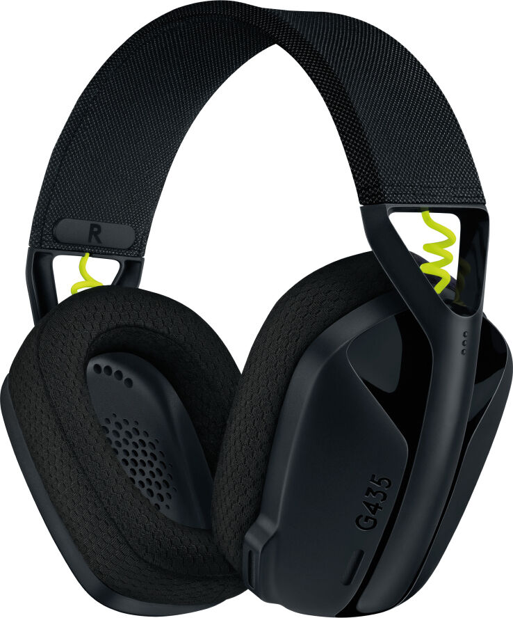 logitech 981-001050 cuffie gaming bluetooth, wireless, con microfono, colore nero - g g435