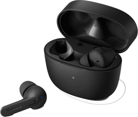 philips tat2206bk/00 cuffie bluetooth auricolari true wireless in-ear per musica e chiamate colore nero - tat2206bk/00