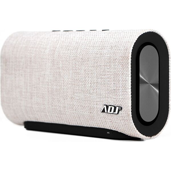 adj 760-00018 cassa bluetooth speaker 25 watt aux microsd colre tessuto crema - 760-00018