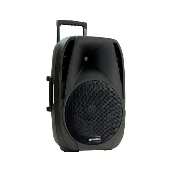 gemini es-12 to go cassa amplificata bluetooth diffusore potenza 600 watt cassa trolley con lettore schede - es-12 to go