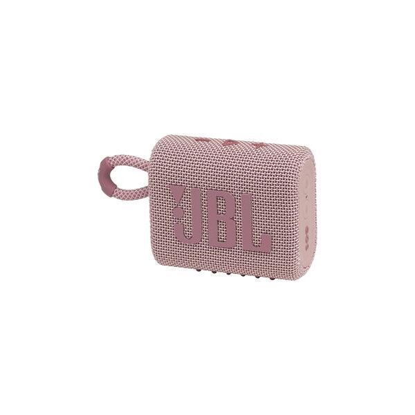 jbl go3pink cassa bluetooth altoparlante wireless speaker portatile potenza 4.2 watt usb colore rosa - go 3 pink