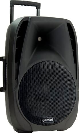 gemini es-12 to go cassa amplificata bluetooth diffusore potenza 600 watt cassa trolley con lettore schede - es-12 to go