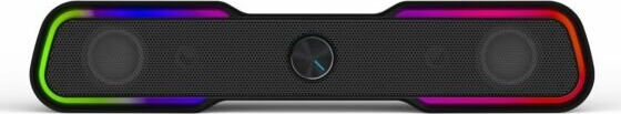 hp dhe-6002 soundbar per pc potenza 6 watt uscita per cuffie luci led colore nero - dhe-6002