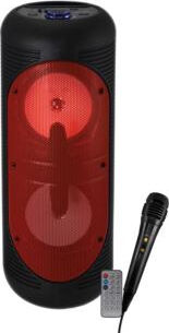 karma hps t252r cassa bluetooth potenza 20 watt led rgb colore rosso - hps t252r