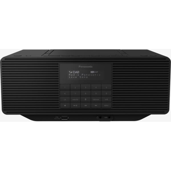 panasonic rx-d70bteg-k radio portatile potenza 4 watt radio dab bluetooth colore nero - rx-d70bteg-k