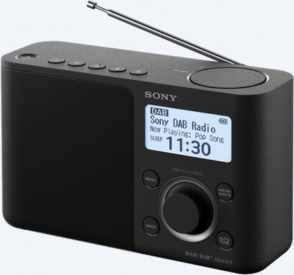 sony xdrs61db.eu8 radio portatile digitale dab / dab+ / fm display retroilluminato bass reflex colore nero - xdrs61db