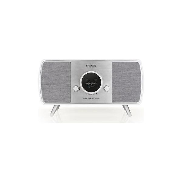 tivoli msyh2lwht sistema micro hi fi wireless bluetooth potenza 56 watt aux colore silver bianco - msyh2lwht