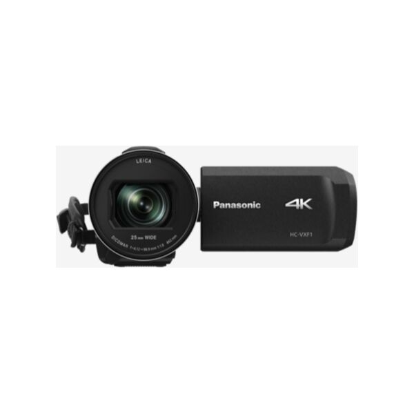 panasonic hc-vxf1egk videocamera digitale 4k ultra hd sensore mos bsi 1/2,5 8.5 mpx zoom ottico 24x wifi obiettivo leica grandangolo 25 mm - hcvxf1egk