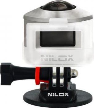 nilox 13nxak1800001 action cam wifi videocamera full hd sensore cmos 4 mpx 30 frames/sec fotocamera 8 mpx grandangolo - 13nxak1800001 evo 360