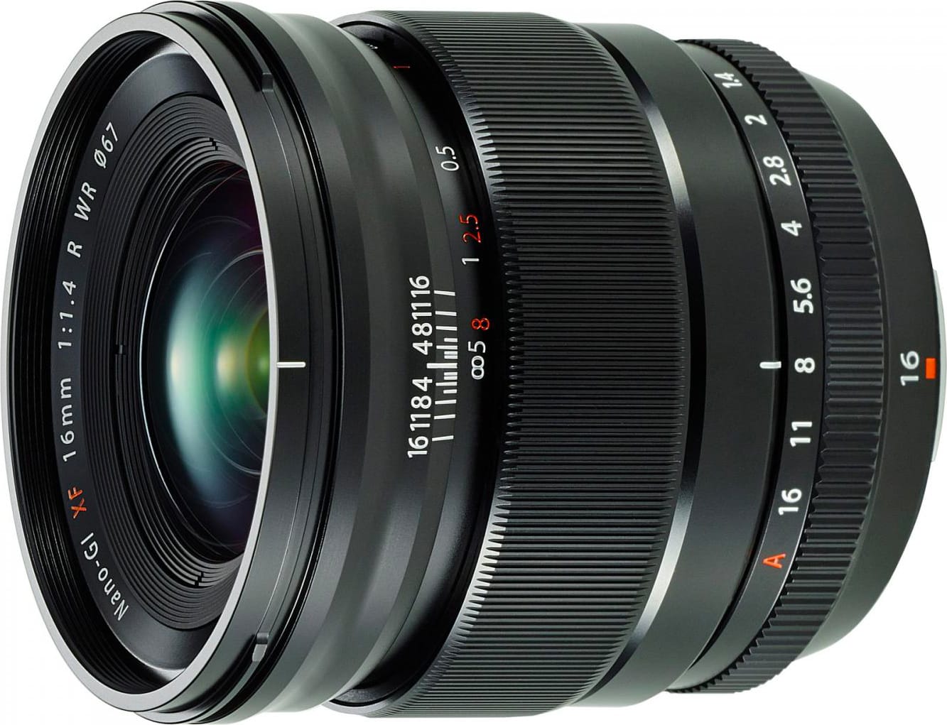 fujifilm 16463670 obiettivo xf 16 mm f1.4 - 16463670 xf 16mm f/1.4 r wr