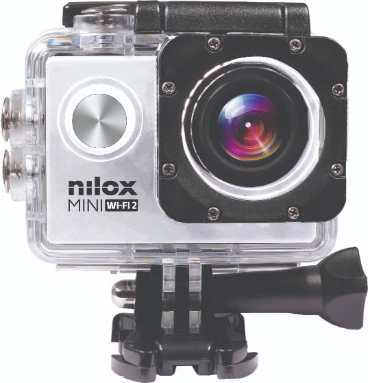 nilox Nxmwf2001 Action Cam Videocamera 4k Ultra Hd Fotocamera 20 Mpx Sensore Cmos Display Lcd 2" Micro Sd Colore Silver - Nxmwf2001 Mini Wi-Fi 2