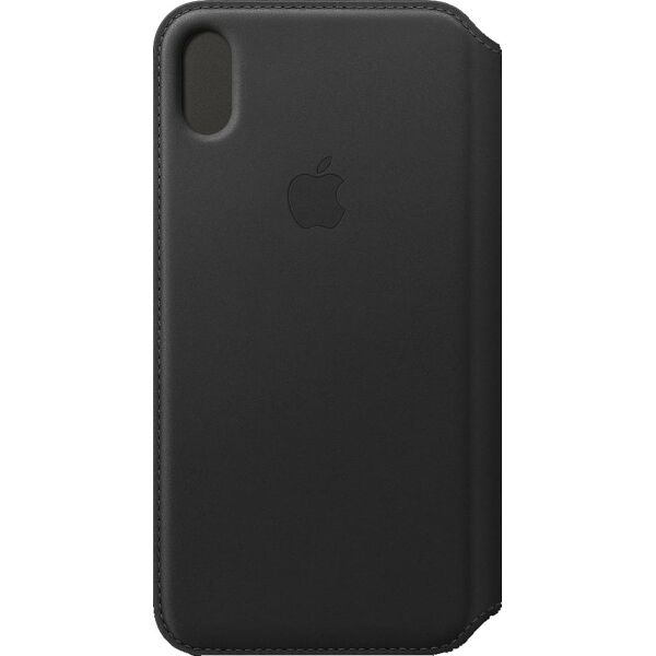 mrx22zm/a cover iphone xs max custodia apple smartphone a libro in pelle con tasca per carte colore nero - mrx22zm/a