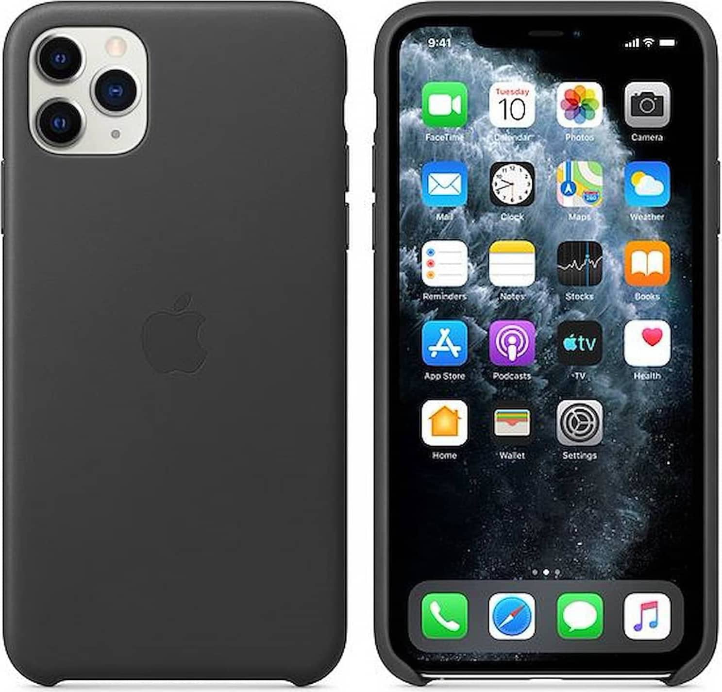 Apple Mx0e2zm/a Custodia In Pelle Per Iphone 11 Pro Max Colore Nero - Mx0e2zma
