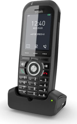 snom 4423 telefono cordless con funzione dect vivavoce display lcd colore nero - 4423 m70