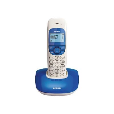 Brondi Nice/bb Telefono Cordless Dect Suonerie Polifoniche Vivavoce Colore Blu / Bianco - Nice Brondi Nice/bb Telefono Cordless Dect Suonerie Polifoniche Vivavoce Colore Blu / Bianco - Nice