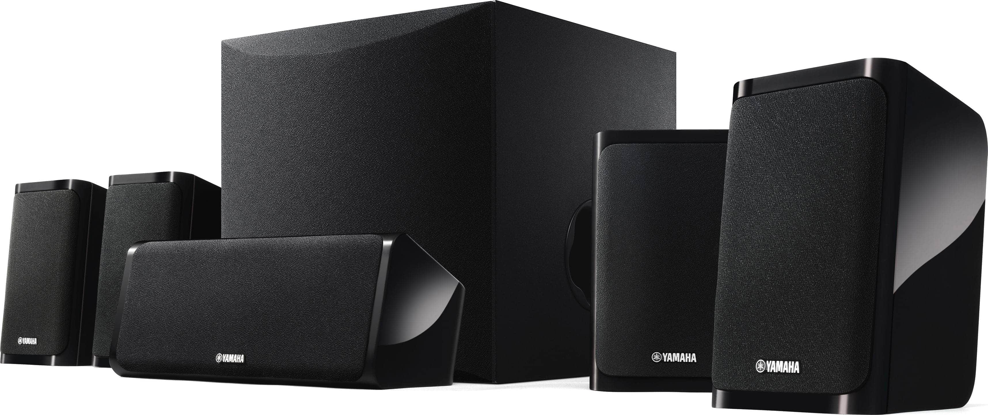 yamaha nsp41-bl altoparlanti 5.1 sistema home theatre potenza 100 watt subwoofer 8 colore nero - nsp41-bl