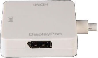 nilox Ha7653245 Adattatore Mini Displayport To Displayport / Hdmi / Dvi Colore Bianco - Ha7653245