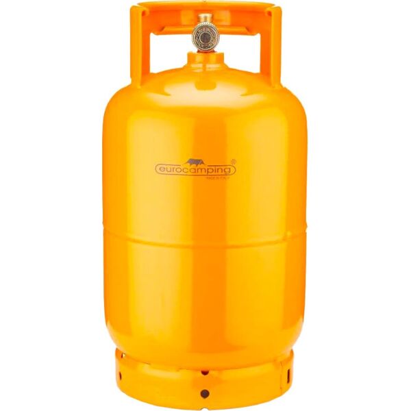 eurocamping 51031004/tp bombola per gas propano capacità 5 kg con rubinetto e maniglia alta colore arancione - 51031004/tp